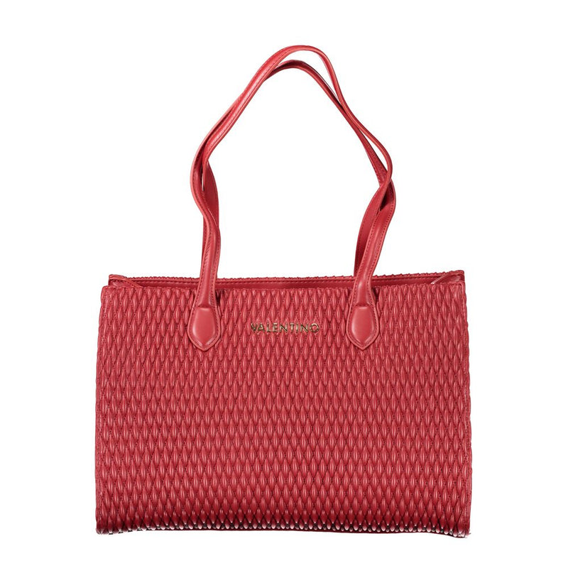 Red Polyethylene Handbag Valentino Bags