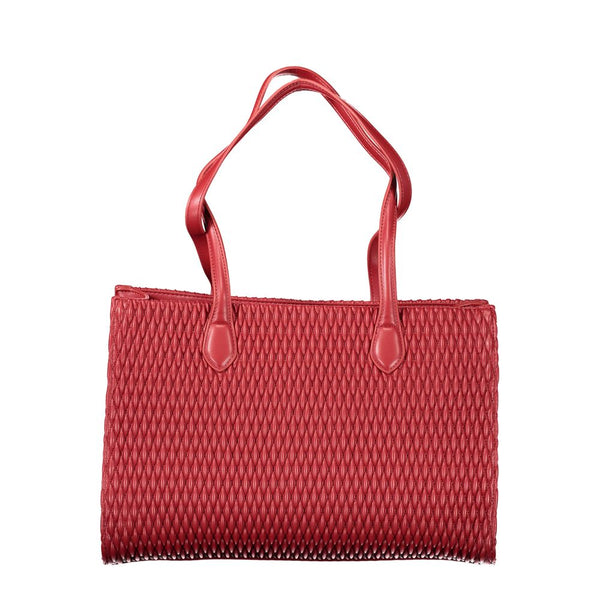 Red Polyethylene Handbag Valentino Bags