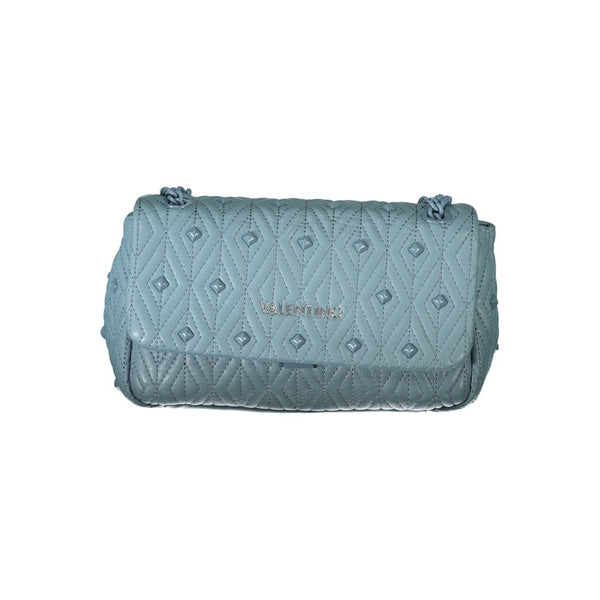 Light Blue Polyester Handbag Valentino Bags