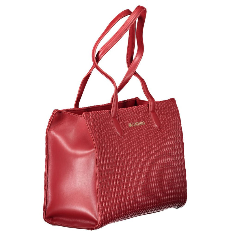 Red Polyethylene Handbag Valentino Bags