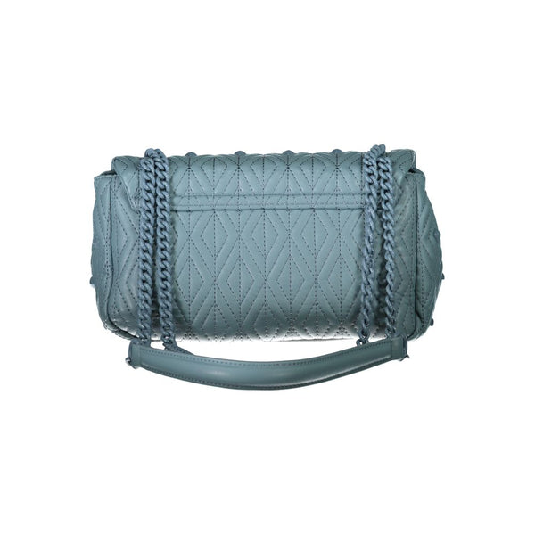 Light Blue Polyester Handbag Valentino Bags