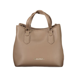 Brown Polyethylene Handbag Valentino Bags