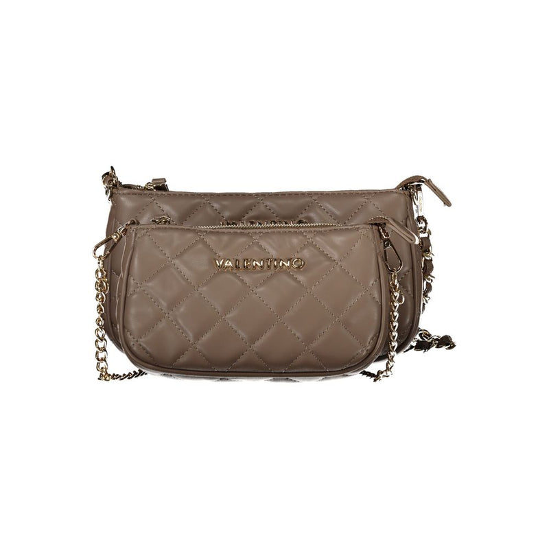 Brown Polyethylene Handbag Valentino Bags