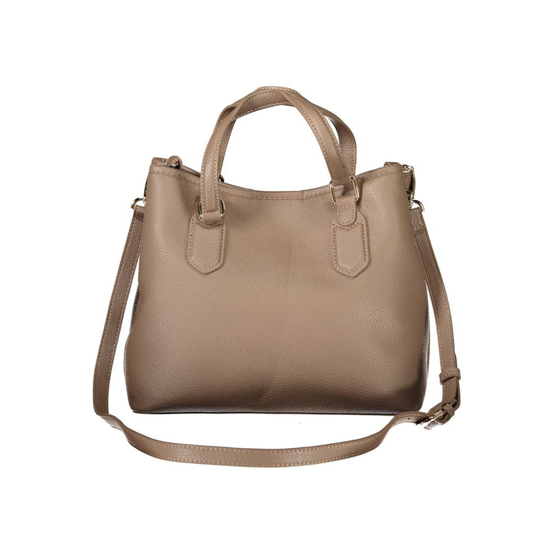 Brown Polyethylene Handbag Valentino Bags