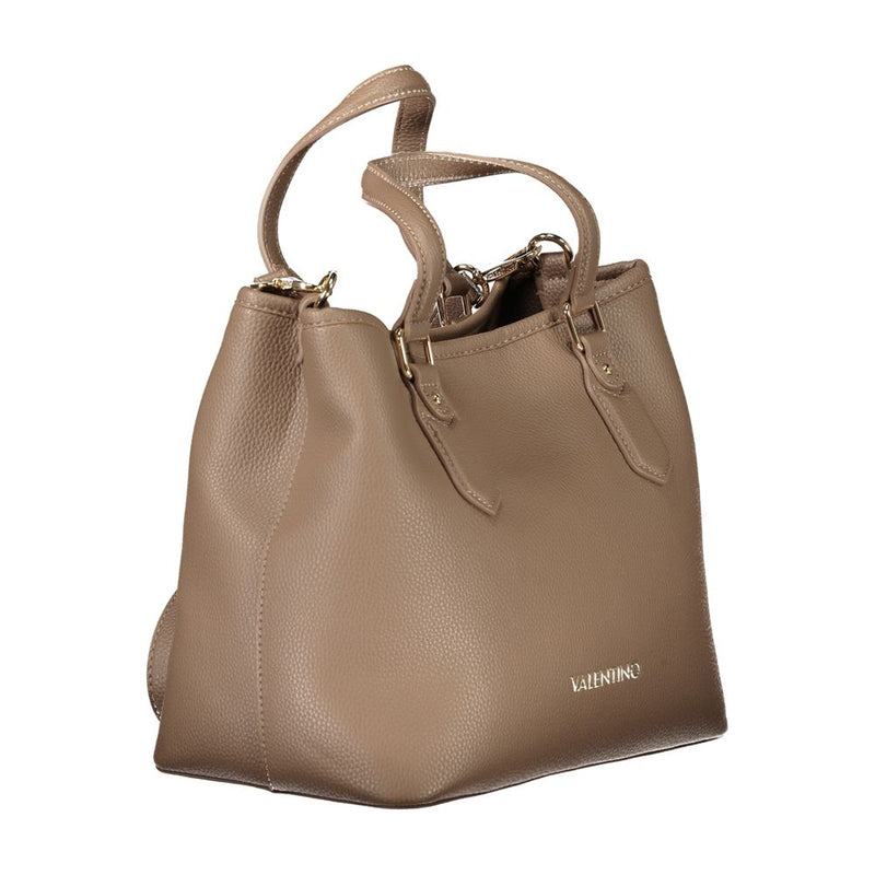 Brown Polyethylene Handbag Valentino Bags