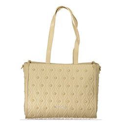 Beige Polyester Handbag Valentino Bags