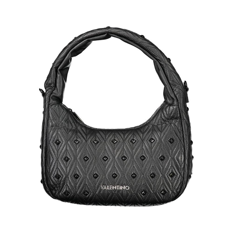 Black Polyester Handbag Valentino Bags