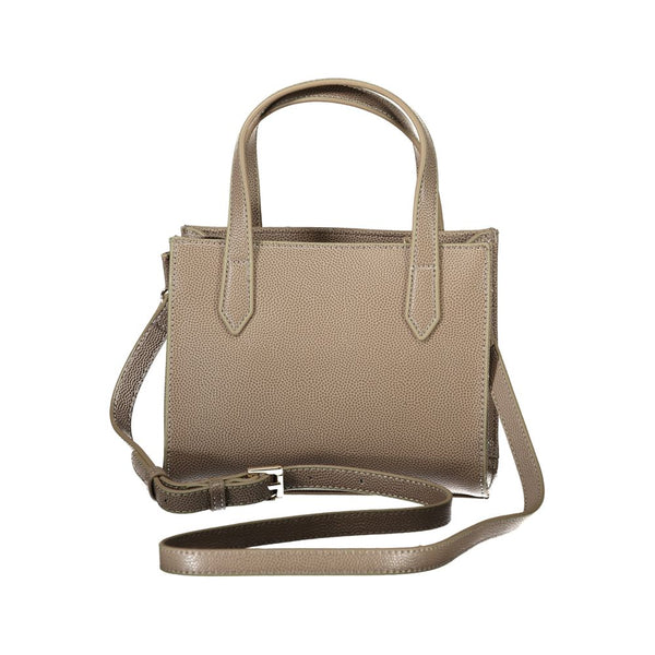 Brown Polyethylene Handbag Valentino Bags