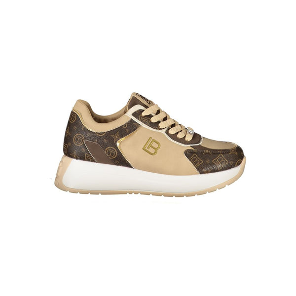 Beige Polyethylene Sneaker Laura Biagiotti