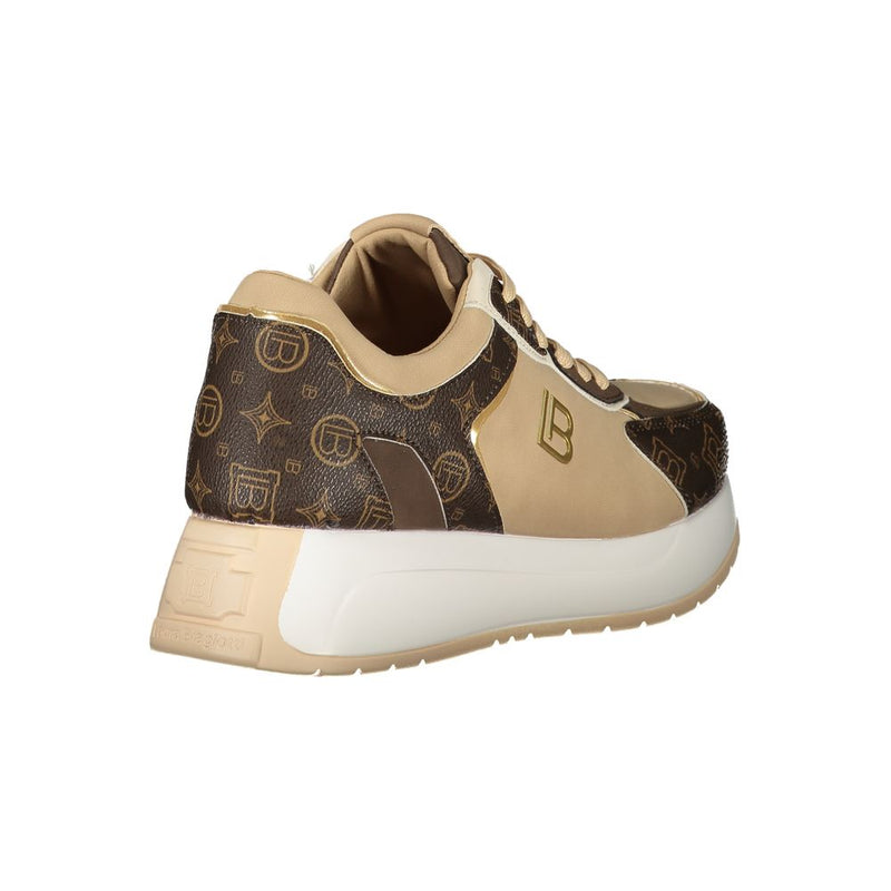 Beige Polyethylene Sneaker Laura Biagiotti