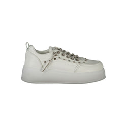 White Polyester Sneaker Laura Biagiotti