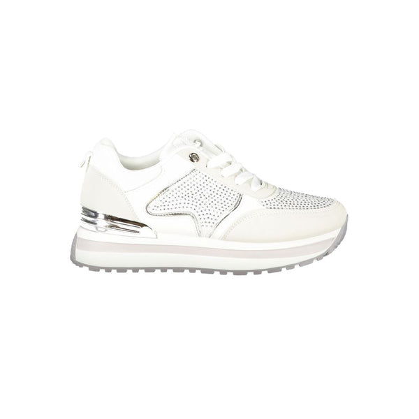 White Polyester Sneaker Laura Biagiotti