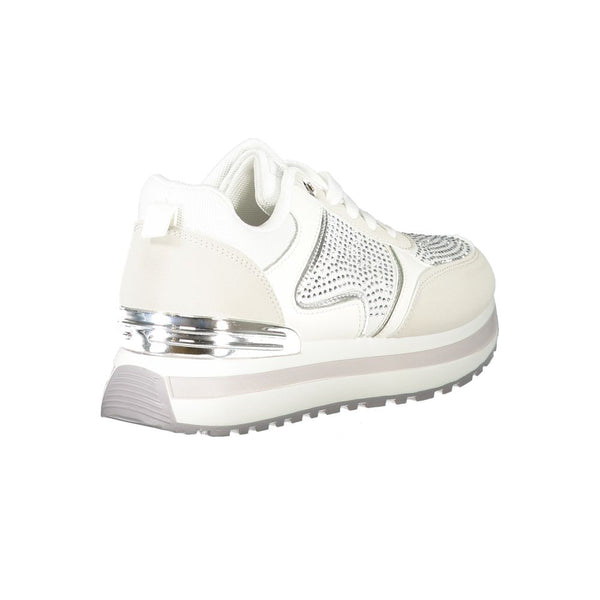 White Polyester Sneaker Laura Biagiotti