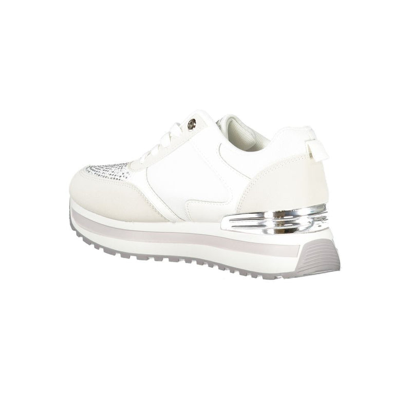 White Polyester Sneaker Laura Biagiotti