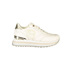 Beige Polyester Sneaker Laura Biagiotti