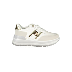 White Polyester Sneaker Laura Biagiotti