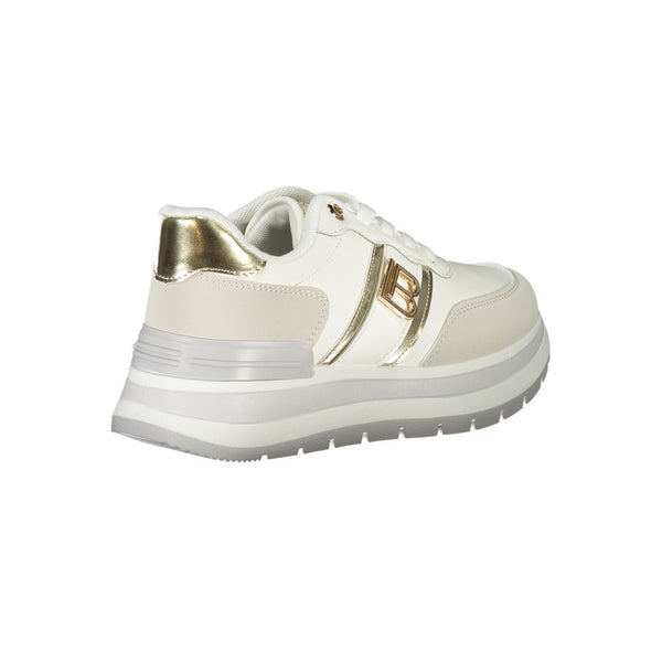 White Polyester Sneaker Laura Biagiotti