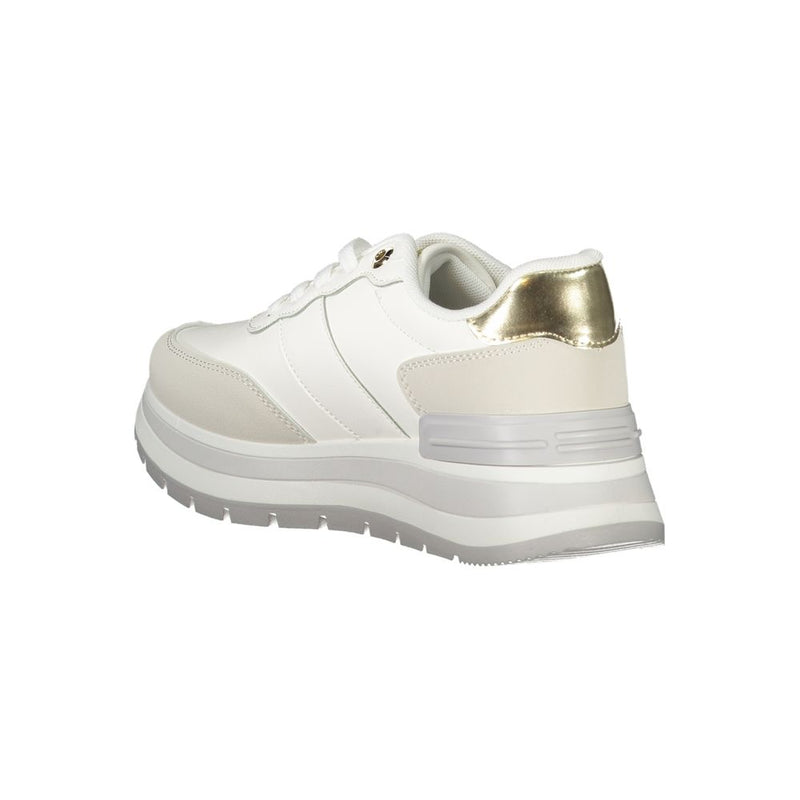 White Polyester Sneaker Laura Biagiotti