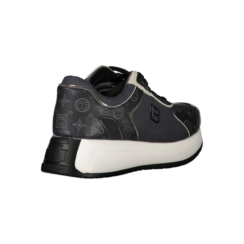 Black Polyethylene Sneaker Laura Biagiotti