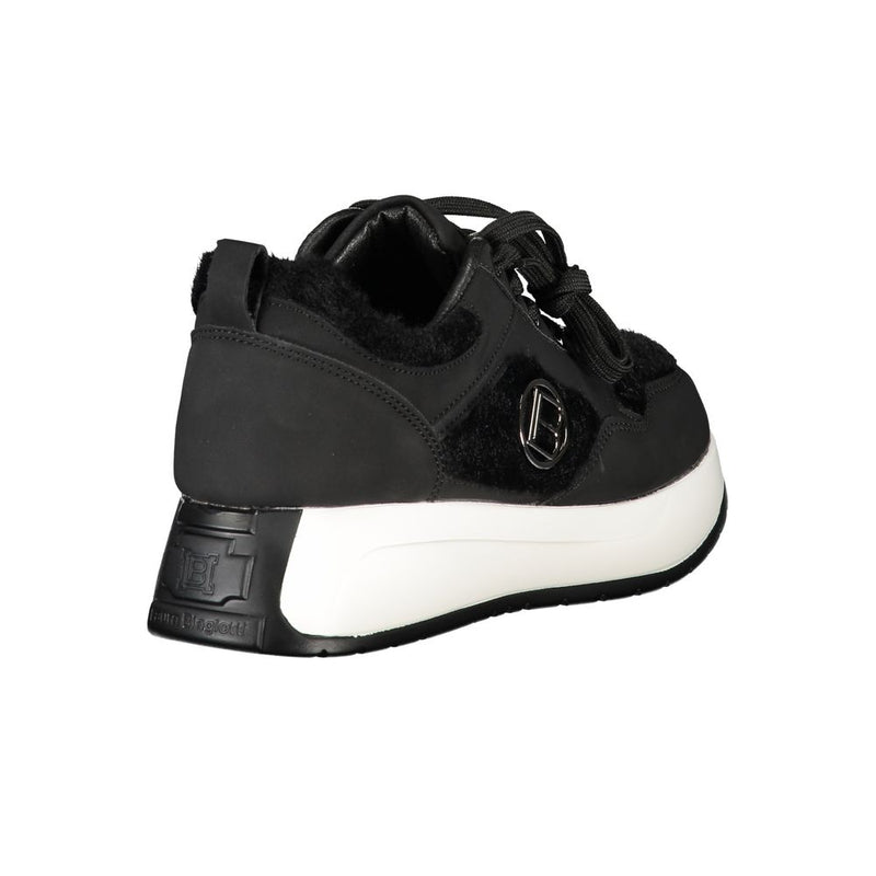 Black Polyethylene Sneaker Laura Biagiotti