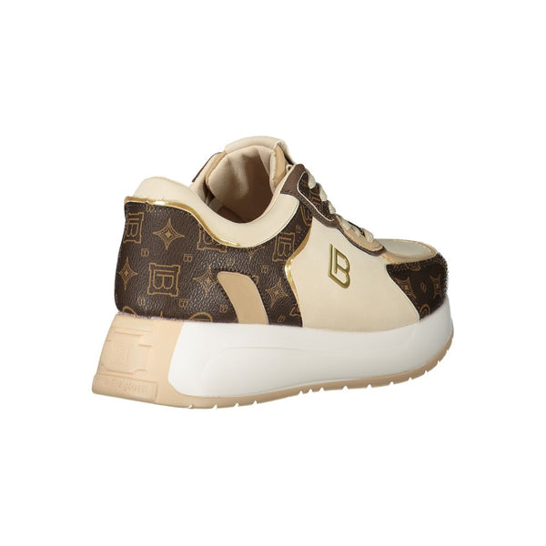 Beige Polyethylene Sneaker Laura Biagiotti