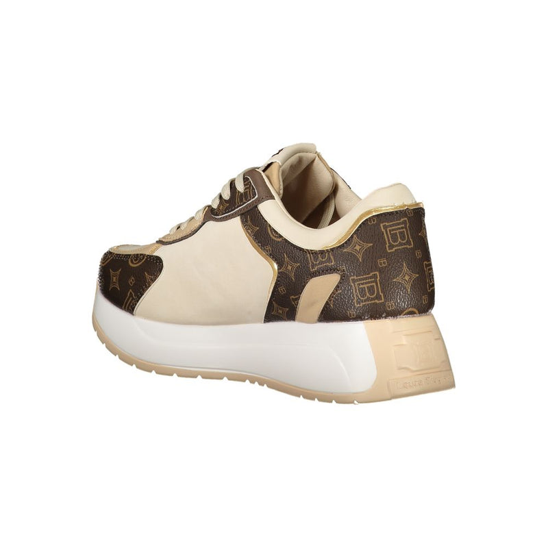 Beige Polyethylene Sneaker Laura Biagiotti