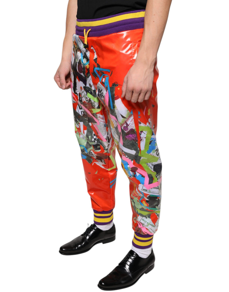 Multicolor Printed Jogger Sweatpants Pants Dolce & Gabbana