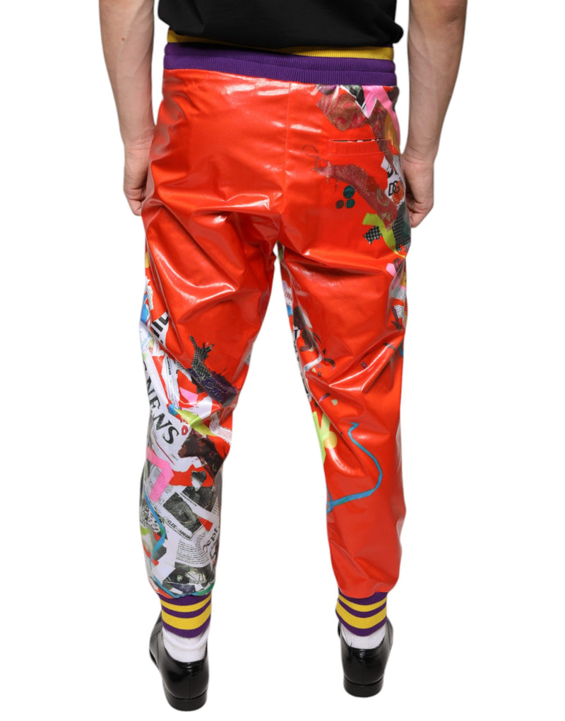 Multicolor Printed Jogger Sweatpants Pants Dolce & Gabbana