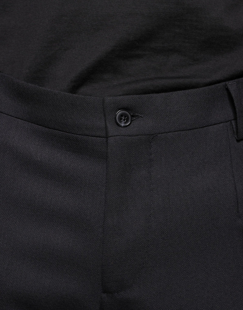 Black Wool Skinny Dress Formal Pants Dolce & Gabbana