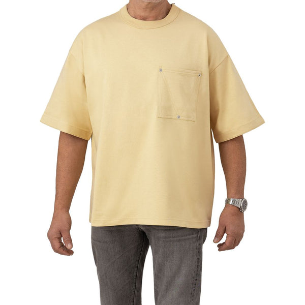 Beige Cotton T-Shirt Bottega Veneta