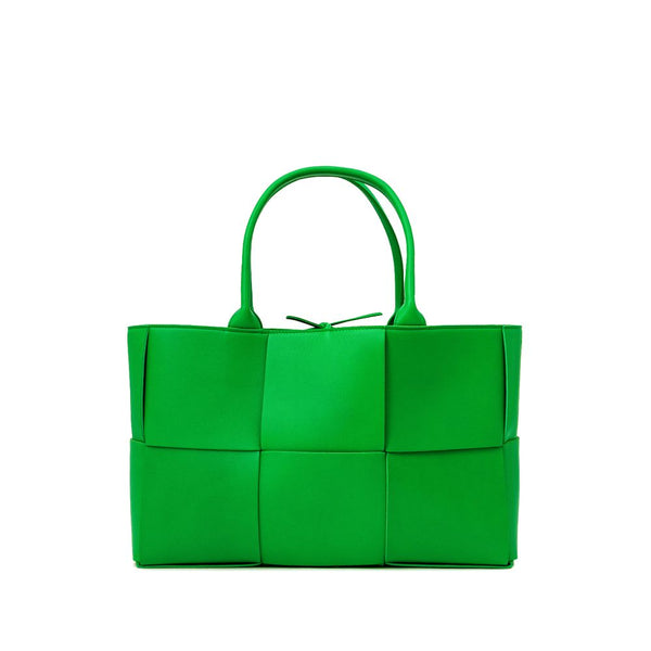 Green Leather Handbag Bottega Veneta