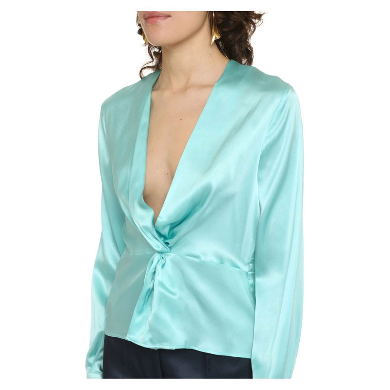 Green Silk Sweater PINKO