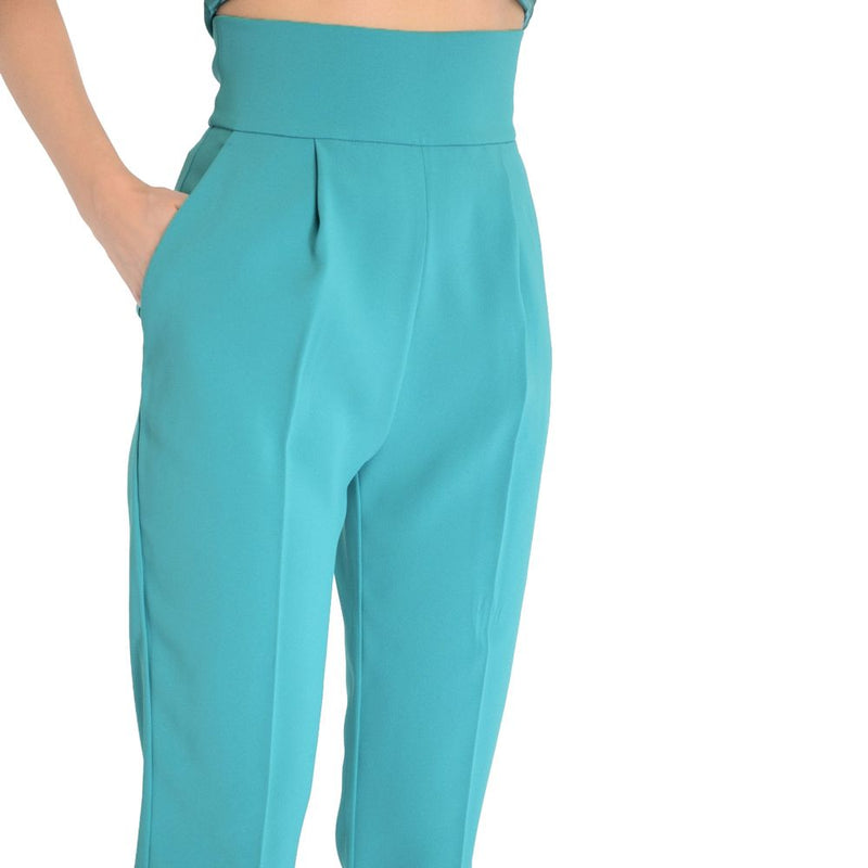 Green Polyester Jeans & Pant PINKO