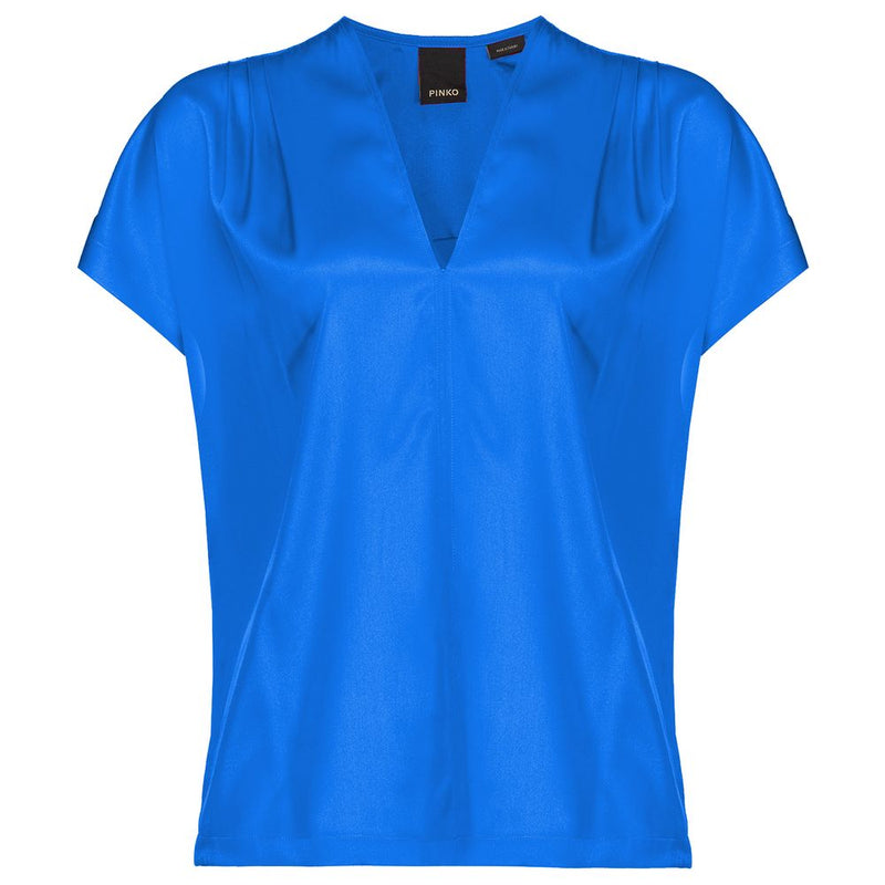 Blue Silk Sweater PINKO