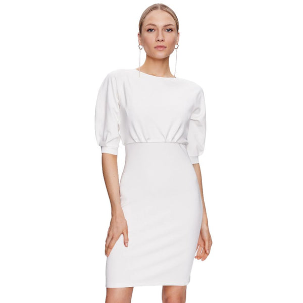 White Polyamide Dress PINKO