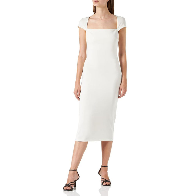 White Viscose Dress PINKO