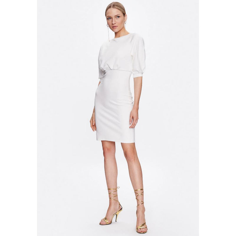 White Polyamide Dress PINKO