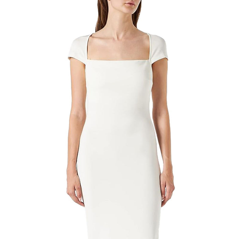 White Viscose Dress PINKO