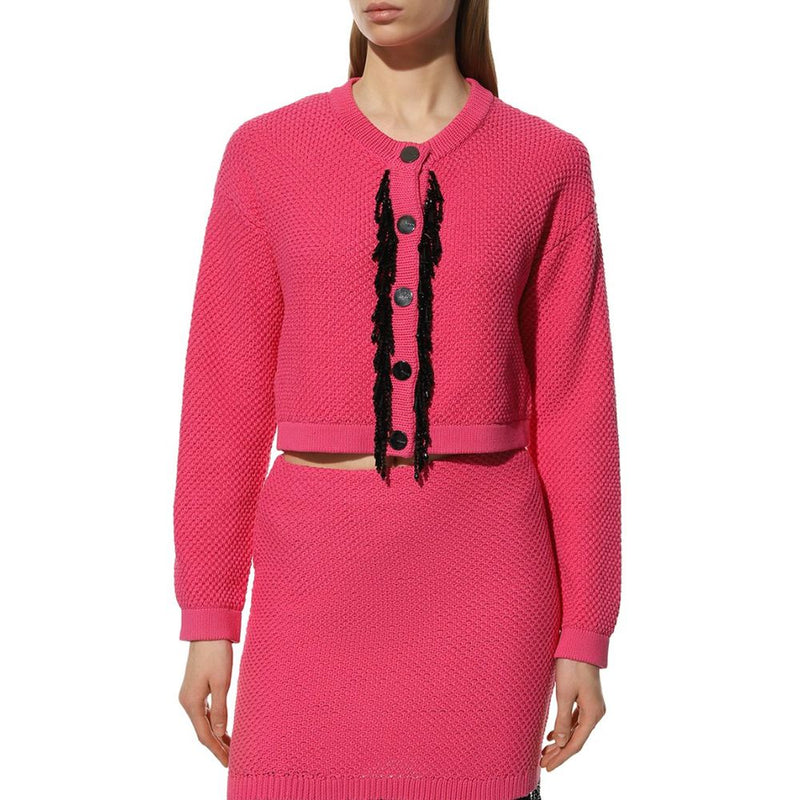 Fuchsia Cotton Sweater PINKO