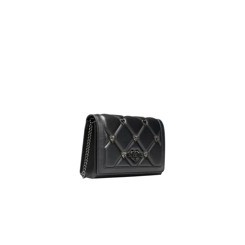 Black Polyethylene Crossbody Bag Love Moschino