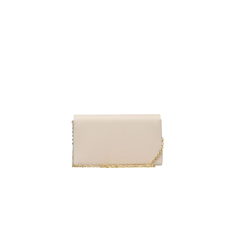 Beige Polyethylene Crossbody Bag Love Moschino