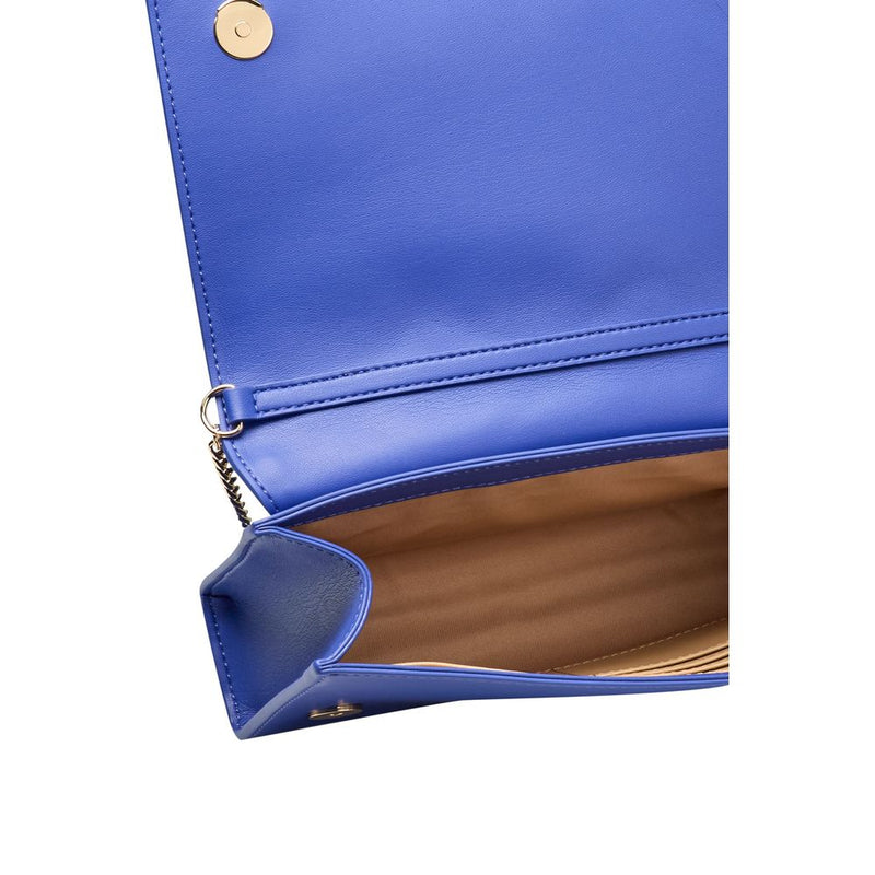 Blue Polyethylene Crossbody Bag Love Moschino