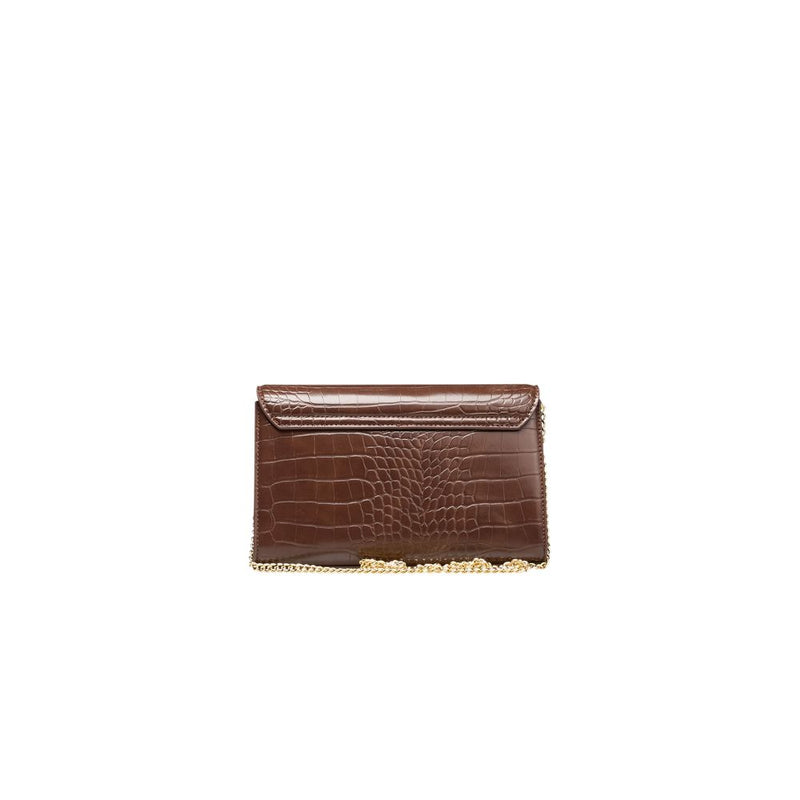 Brown Polyethylene Crossbody Bag Love Moschino