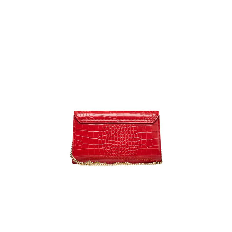 Red Polyethylene Crossbody Bag Love Moschino