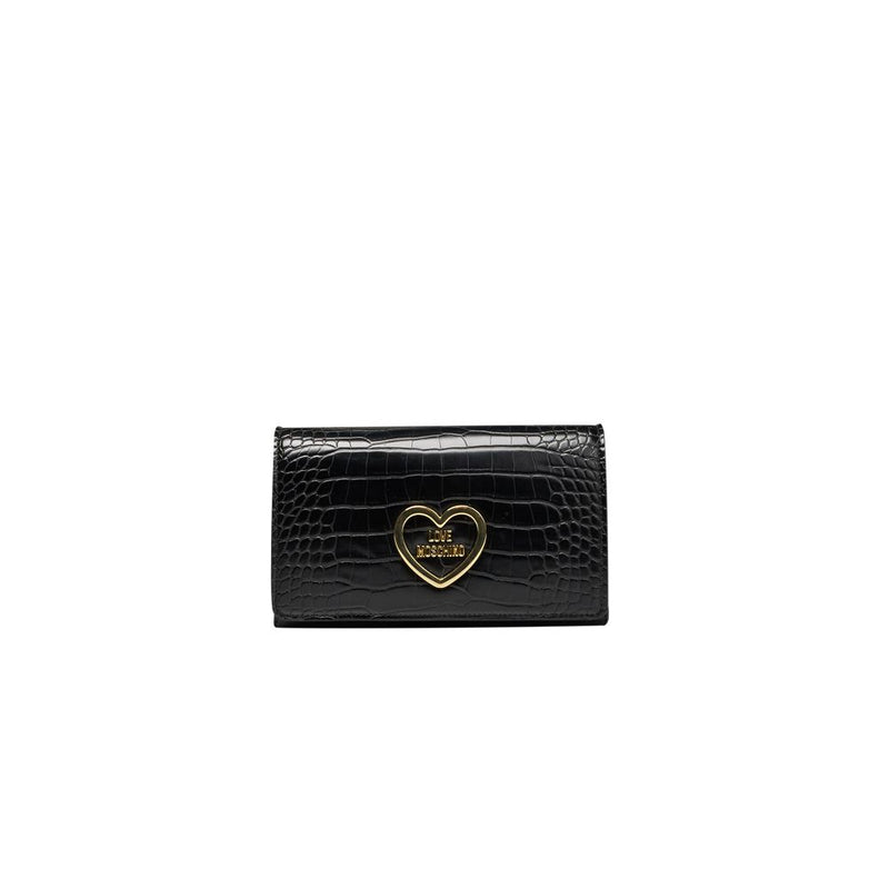 Black Polyethylene Crossbody Bag Love Moschino