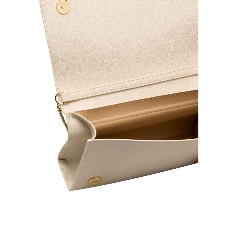 Beige Polyethylene Crossbody Bag Love Moschino