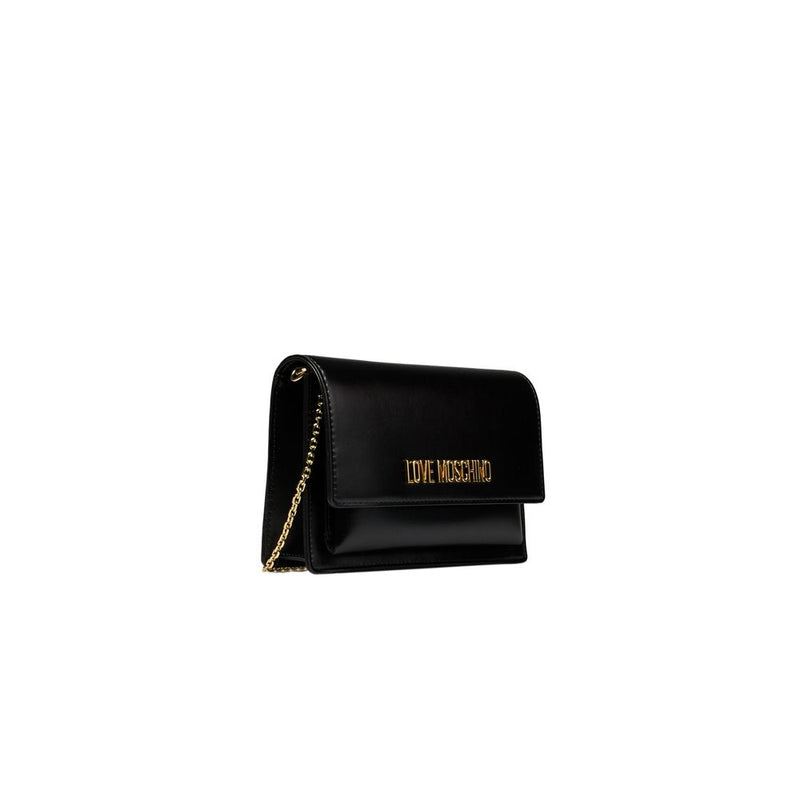 Black Polyethylene Crossbody Bag Love Moschino