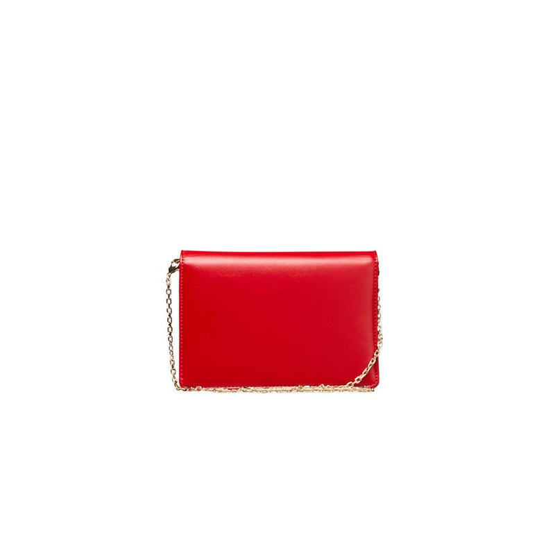 Red Polyethylene Crossbody Bag Love Moschino