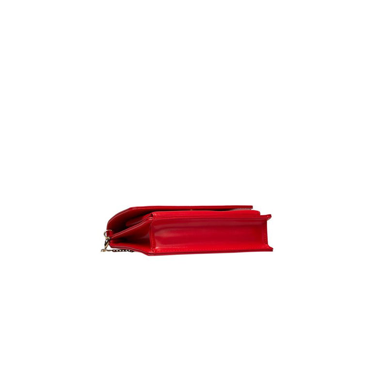 Red Polyethylene Crossbody Bag Love Moschino