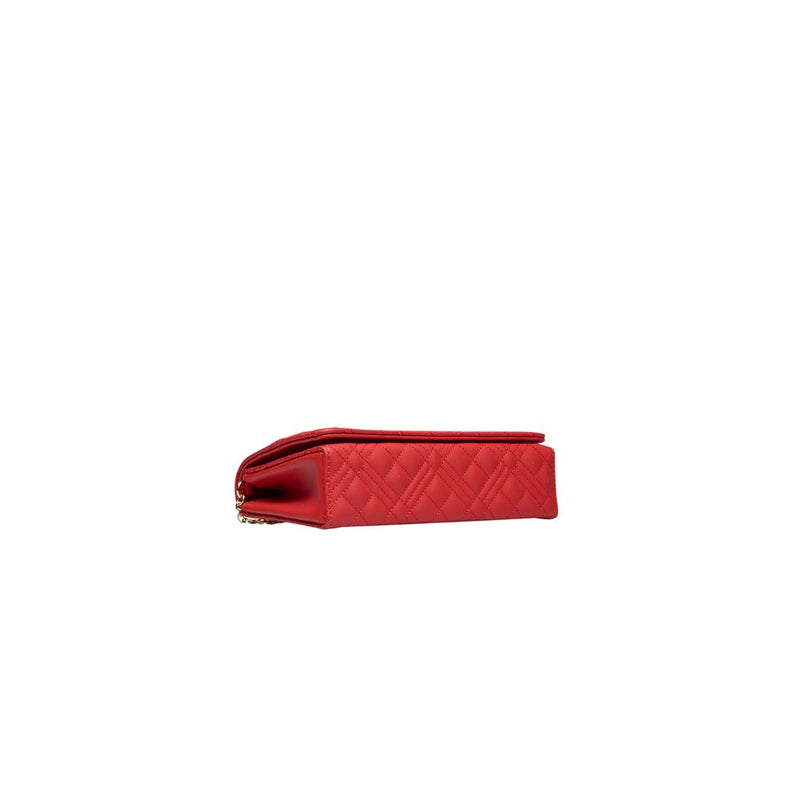 Red Polyethylene Crossbody Bag Love Moschino